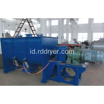 2000L Mild Steel Dry Powder Ribbon Blender untuk Pencampuran Pupuk